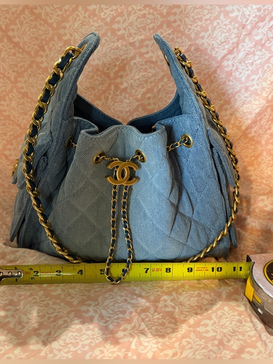 CHANEL Handbags - Chanel Small Denim 25 Hobo